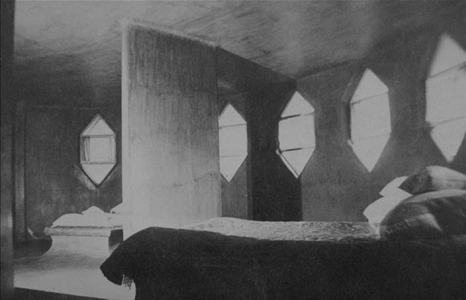Arq, XX, Mlnikov, Konstanti, Casa Mlnikov, interior, Mosc, Rusia, 1927-1929