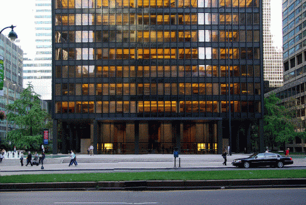 Arq, XX, Mies van der Rohe, Ludwig, Seagram Building, detalle, N. York, USA, 1956-1957