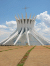 Arq, XX, Niemeyer, Oscar, Cedral de Brasilia, Brasilia, Brasil, 1970