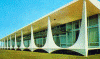 Arq, XX, Niemeyer, Oscar, El Parlamento, Brasilia, segunda mitad del siglo, Brasil 