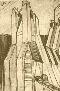 Arq, XX, Sant Elia, Antonio, Edificio Monumental, 1910