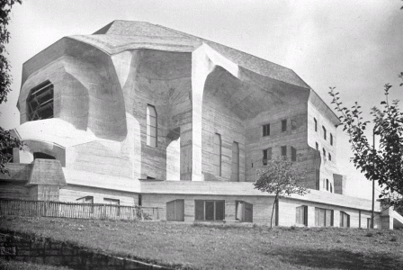 Arq, XX, Steiner, Rudolf, Goeteanum II, Antroposofa Arquitectnica, Expresionismo, Dornach, Suiza, 1924-28