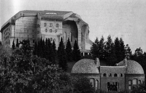 Arq, XX, Steiner, Rudolf, Goetheanum II, Amtroposofa, Arquitectnica, Dornach, Suiza, 1924-28