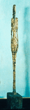 Esc XX Giacometti Alberto Figurin Bronce Col Maegth en Paris