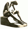 Esc XX Lehmbruckm Wilhelm Adolescente sentado Bronce 1918