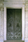 Esc XX Manzu Giacomo Porta della Morte  Basilica de San Pedro del Vaticano 1952-64