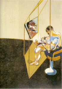 Pin, XX, Bacon, Francis, Esturio de la espalda masculina, Kunsthaus, Zurich, Suiza, 1970