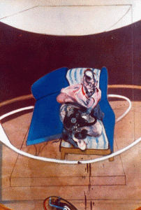Pin, XX, Bacon, Francis, Estudio de Retrato en un mueble cama, Tate Gallery, London