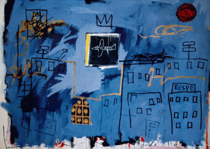 Pin, XX, Basquiat, Jean Michel, Sin ttulo, Lmina segnn obra de 1981