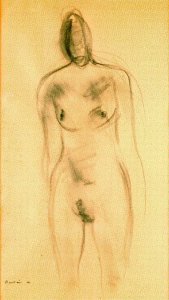 Pin, XX, Fautrier, Jean, Desnudo, 1926