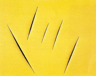 Pin, XX, Fontana, Luciom, Conceopto espacial, 1959