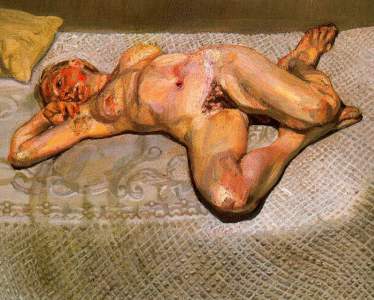 Pin, XX, Freud, Lucian, Blond girl on a bed, Kirhman Lth, London, RU, 1987