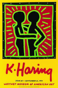 Pin, XX, Haring, Keith, Witney Museum American Art, 1997