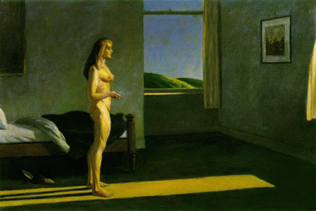 Pin, Hopper, Edward, A woman in the sun, 1961