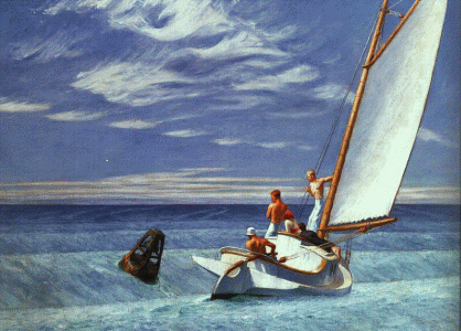 Pin, XX, Hopper, Edward, El velero, 1911