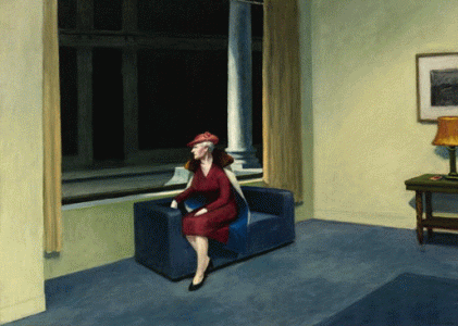 Pin, XX, Hopper, Edward, Hotel Window, 1955