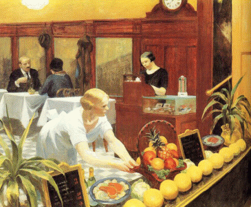Pin, XX, Hopper, Edward, Tables for ladies, 1930