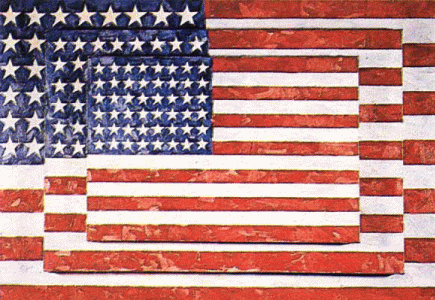 Pin XX, Jasper Johns, Bandera