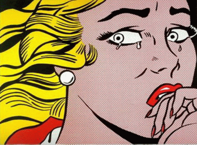 Pin, XX, Lichtenstein, Roy, Crying girl, 1964