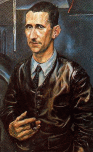 Pin, XX, Schlichter, Rudolf, Retrato de Bertolt, Brecht, 1926