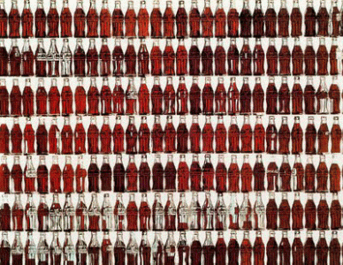 Pin, XX, Warhol, Andy, Botellas de Coca Cola