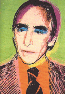 Pin, XX, Warhol, Andy, Retrato de Leo Castelli, 1975