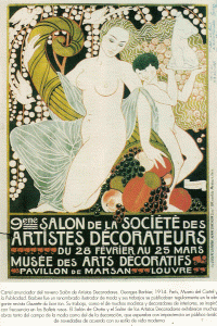 Pin, XX, Barbier, Georges, Cartel etc ...Publicidad, Pars, 1914