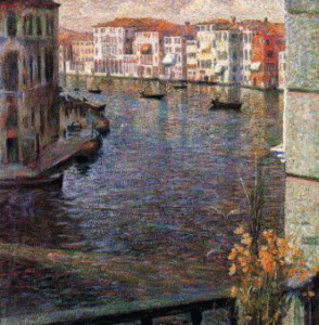 Pin, XX, Boccioni, Umberto, El Gran Canal de Venecia, Verona, 1907