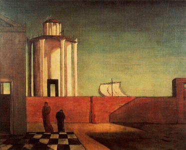 Pin, XX, Chirico, Gentile de, El enigma llegada y la tarde, Col. privada, 1912