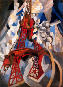 Pin, XX, Delaunay, Robert, La torre roja, 1911-1912
