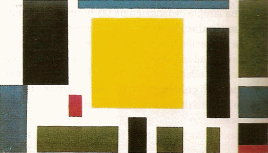 Pin, XX, Doesburg, Theo van, commposicin, La vaca, MOMA, 1917