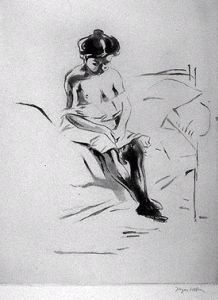 Grabado, XX, Duchamp, Marcel, La faute, modernismo, M. de Bellas Artes, San Francisco, USA, 1904
