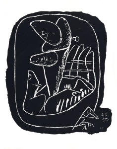 Litografa, XX, Jeanneret, Charle Edouard, Entre dos litografas, 1964