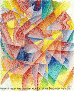 Pin, Severini, Gino, Expansin de la luz centrfuga y centrpeta, Cubismo divisionista, 1913-1914