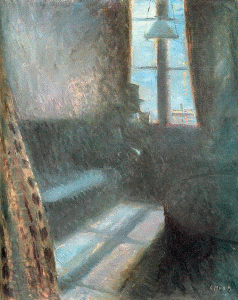 Pin, XIX, Munch, Edvard. La noche, 1890