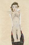 Pin, XX, Schiele, Egon, Desnudo tumbado con los brazos hacia atras, M. Thyssen Bornemisza, Madrid, 1911