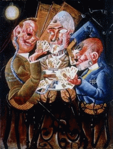 Pin, XX, Dix, Otto, Los jugadores de cartas, 1920