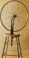Pin, XX, Duchamp, Marcel, Rueda de bicicleta, Col. privada, 1913