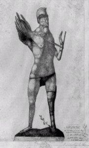 Pin, XX, Klee, Paul, El hroe con el ala, 1905