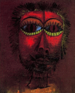 Klee, XX, Klee, Paul, Head of a famous Robber, 1921