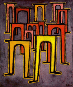 Pin, XX, Klee, Paul, Revolucin del viaducto, 1937