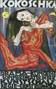 Pin, XX, Kokoschka, Oskar, La tragedia del hombre, 1908