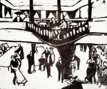 Grabado, XX, Ludwig Kirchner, Ernst, Eldorado, 1911