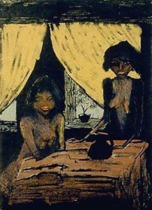 Pin, XX, Mueller, Otto, Two Fypsy girls in a Room, 19237