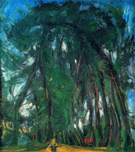 Pin, XX, Soutine, Chaim, Alley of Trees, The Colin Colection, N. York. 1935