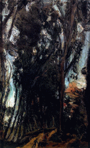 Pin, XX, Soutine, Chaim, Avenue of Trees at Chartres, Col. particular, 19+35