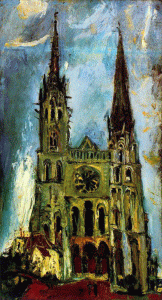 Pin, XX, Soutine, Chaim, Catedral de Chartre,, The Museum of Art, N. York, 1934