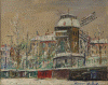 Pin, XX, Utrillo, Maurice, El Molino de la Galette bajo una nevada