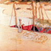 Pin, XX, Vuillard, Jean Andr, Paseo por el Puerto, Le Pouliguen, M. d' Orsay, Pars, Francia, 1908