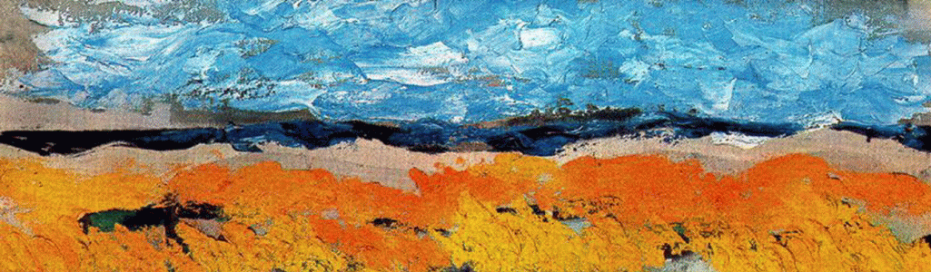Pin, XX, Braque, Georges, El campo de colza, 1956-1957